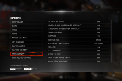 Gears 5 Nastavenia