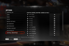 Gears 5 Nastavenia