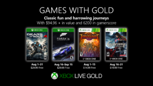 Games with Gold August 2019