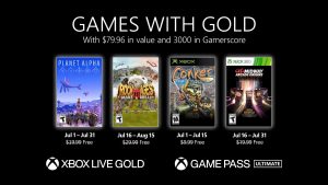 Xbox Games With Gold Júl 2021