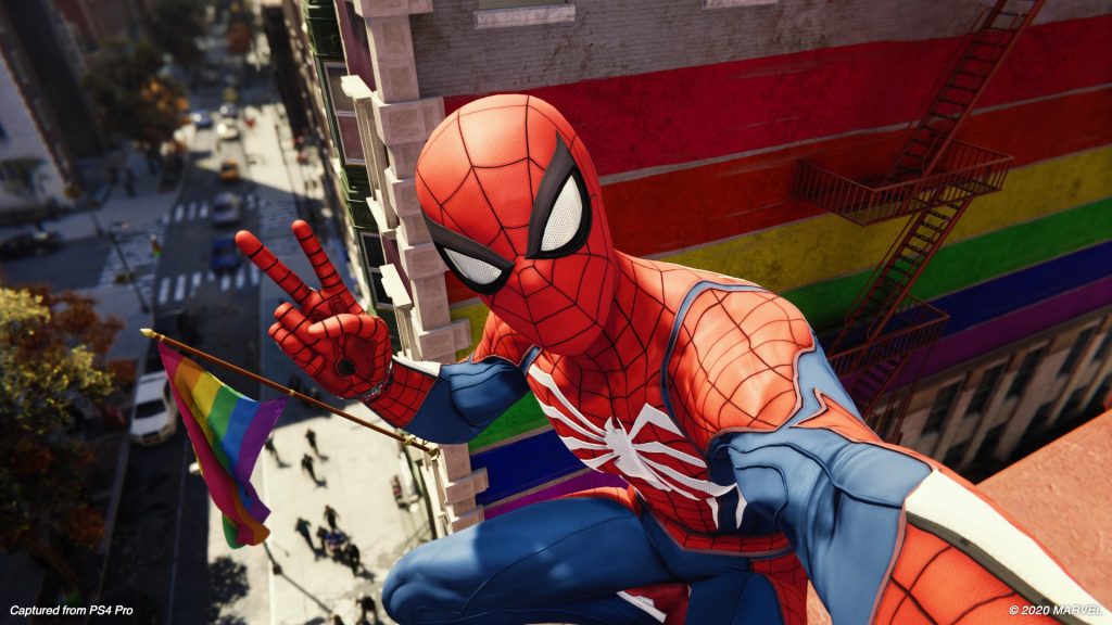 Spider-Man Pride flag