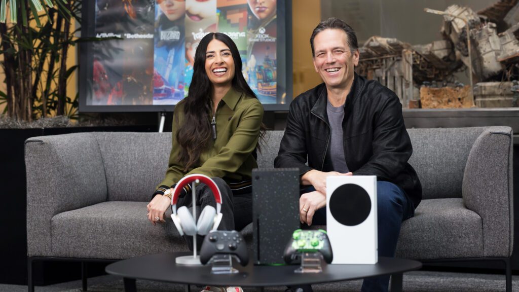 Asha Sharma, Phil Spencer, Xbox